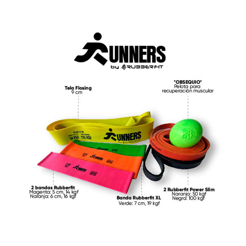 Kit de bandas elásticas para Runners - Kit Runners